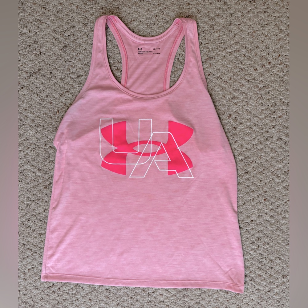 Under Armour Pink Racerback Athletic Tank